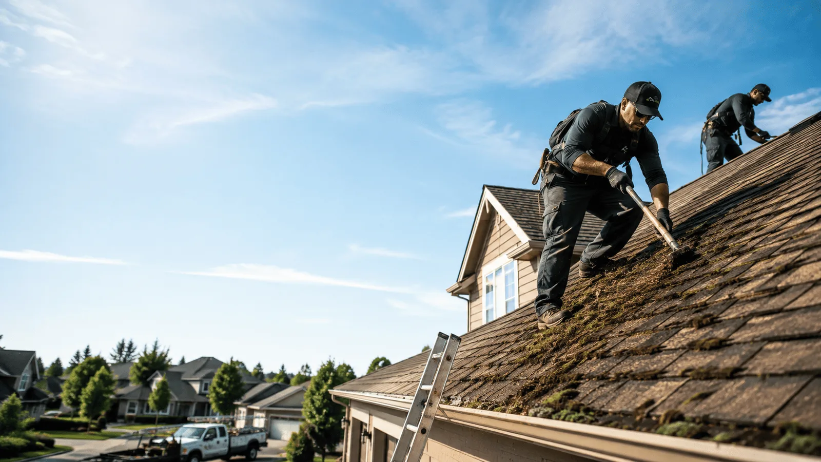 Roof Moss Removal in Mount Pleasant, MI near me